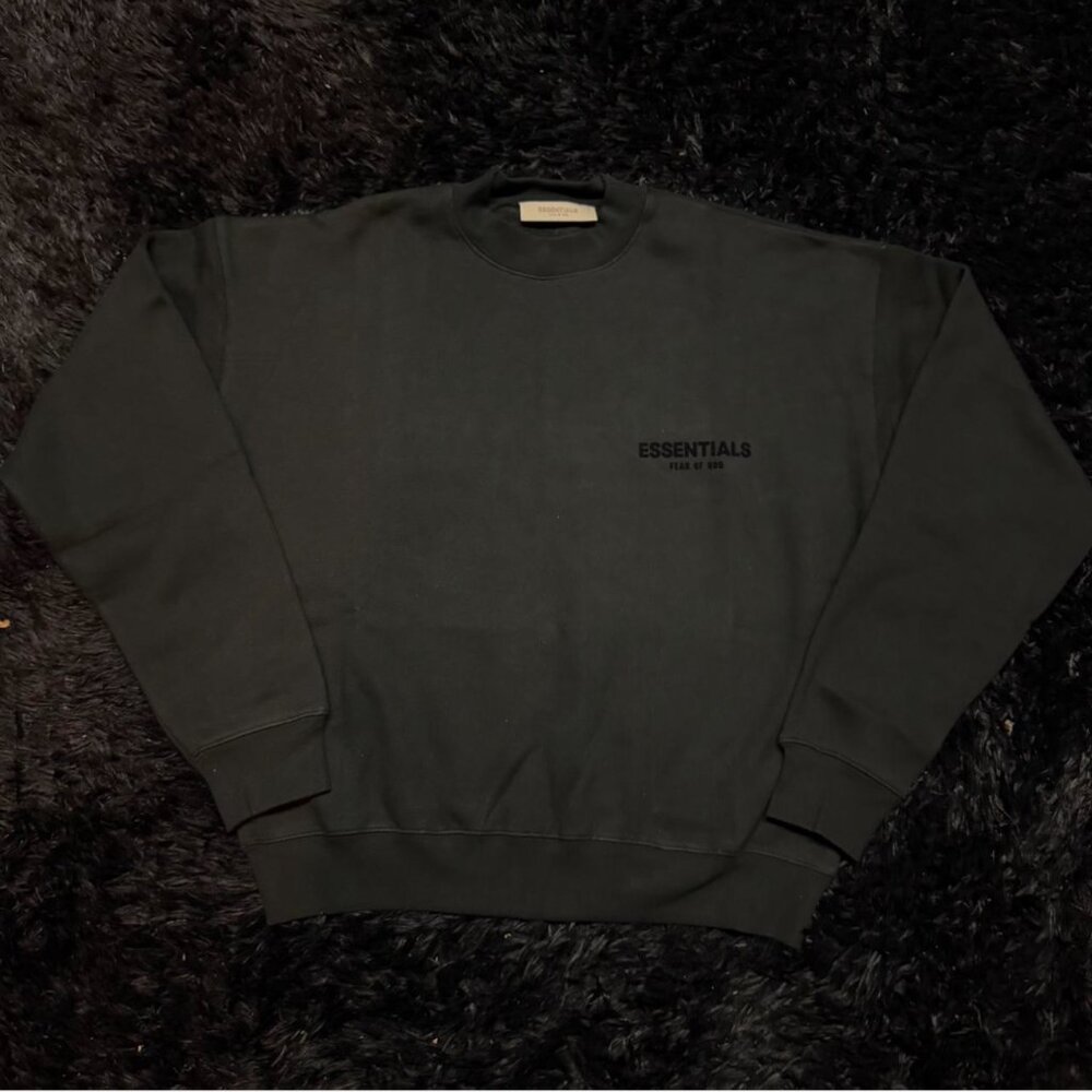 Fear Of God Essentials Stretch Limo Crewneck SS22 Size XS Brand New